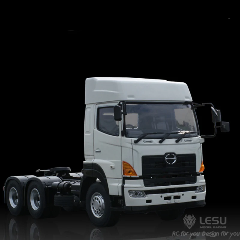 1/14 LESU Hino700 6x4 RC тягач прицеп грузовик Металлическое шасси|Радиоуправляемые