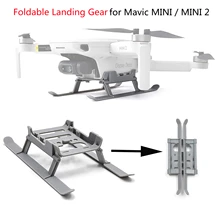 Складное посадочное шасси для дрона Mini 2, защита для ног с удлиненной высотой, подставка для DJI Mavic Mini 2, аксессуары для дрона Складное посадочное шасси для дрона Mini 2, защита для ног с удлиненной высотой, подставка для DJI Mavic Mini 2, аксессуары для дрона