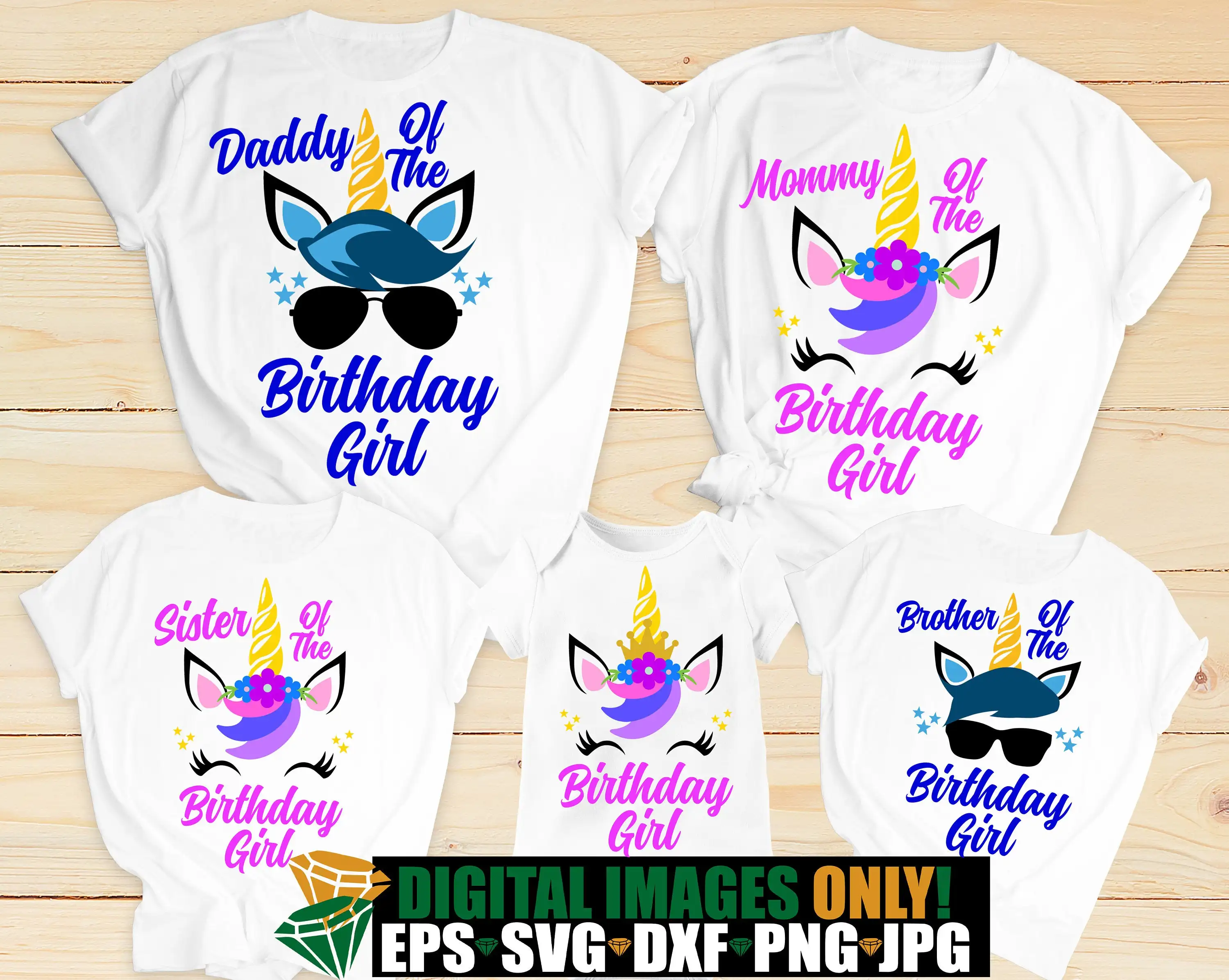 Camiseta a juego para hombre y mujer, ropa con divertido de unicornio para cumpleaños, hijo e _ - AliExpress Mobile
