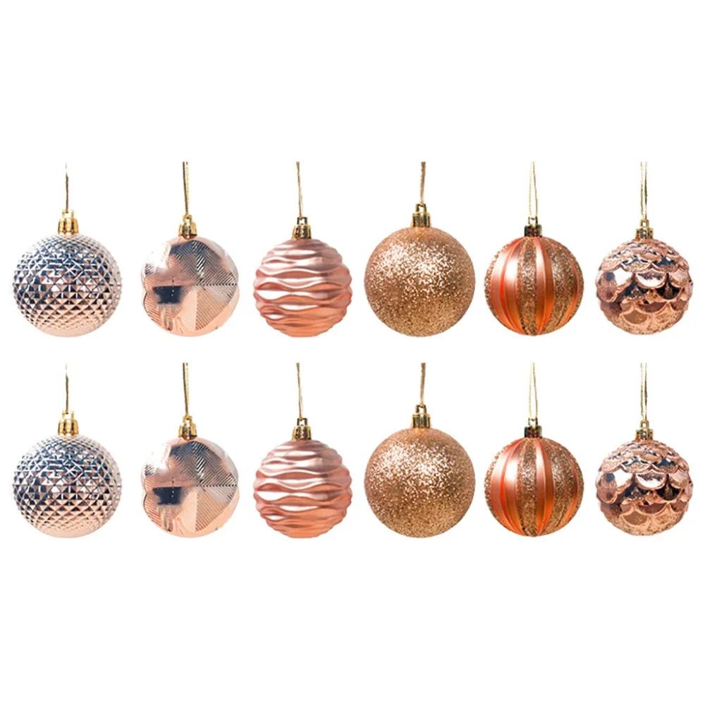 12 шт./лот, 60 мм, красочные шары, рождественские украшения для дома, елочные украшения, вечерние украшения