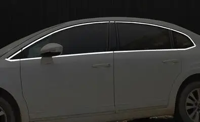 Верхняя звезда 304 # Отделка окон из нержавеющей стали для Citroen C4 седан/Хэтчбек 2007