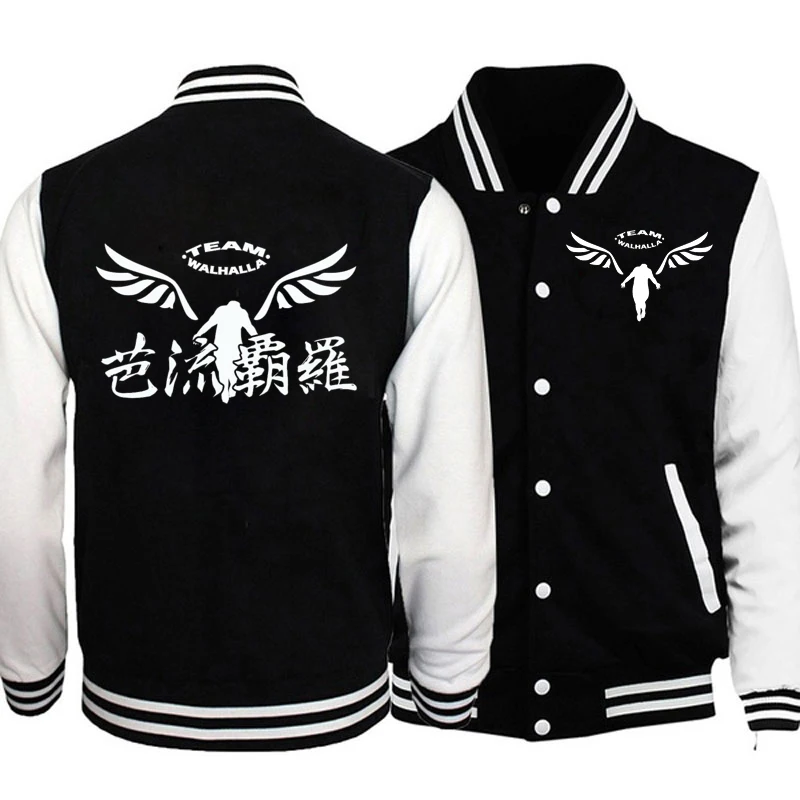 

Anime Tokyo Revengers Baseball Uniform Men's Flight Jacket Men's Gambar Valhalla Spring Jacket Couple Brand Men's Coat 2021 New