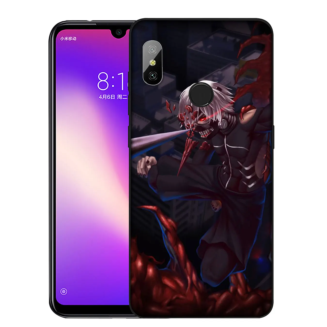 5 IYICAO Токийский Гуль аниме Kaneki Ken Мягкий силиконовый чехол для телефона для Xiaomi Redmi 8A 7A 6A 5A K20 S2 4A 4X Note 8 7 6 Pro 5 Plus - Цвет: 5
