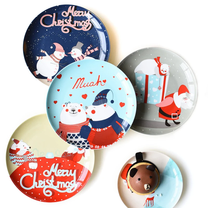 Christmas ceramic plate (3)
