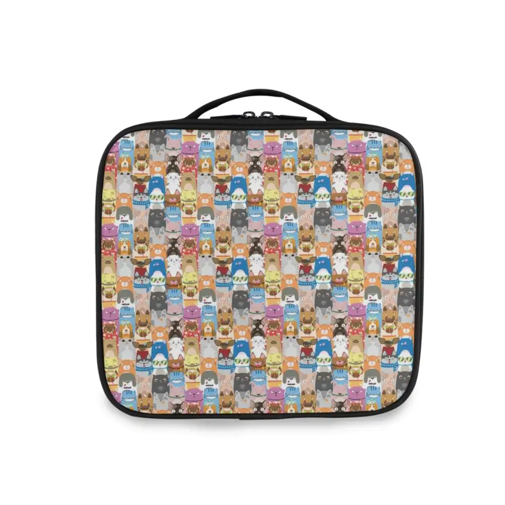 Women Makeup Bag Cute Dog Cosmetic Bag Beauty Case Make Up Female Necessities Organizer Toiletry Bag Storage Travel Wash Pouch