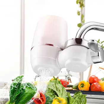 

Tap Water Purifier Kitchen Faucet Washable Ceramic Mini Water Filter Filtro Rust Bacteria Harmful Removal