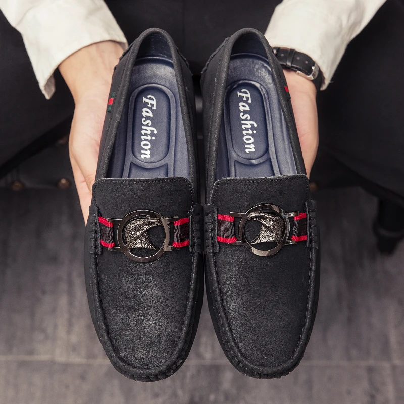 

New fashion men's casual shoes men's leather casual shoes high quality adult cowhide leather shoes men's driving shoes men's