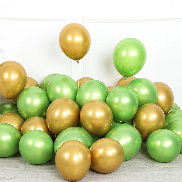 20pcs 12inch New Glossy Baby Pink Metal Pearl Latex Balloon Rose Gold Thick Chrome Metallic Globos Wedding Birthday Party Decor mixed 1