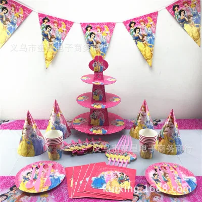 82pcsAnna принцессы «Эльзы» и «Микки Мышь супергерой», «Миньоны» для мальчиков, аксессуары для маленькой девочки на день рождения предметы для вечеринки, сувениры комплект