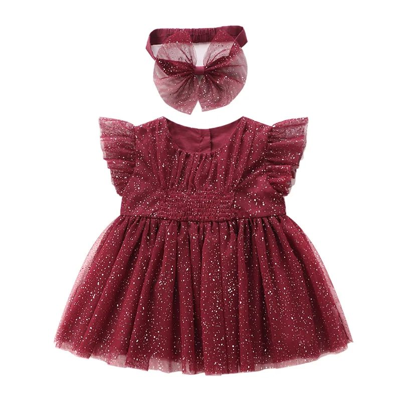 Baby Lotus Red Lace Baby Girl Dress Vestidos Baby Christmas Robe Bebe Fille Newborn Birthday Party And Wedding Dress Dresses Aliexpress