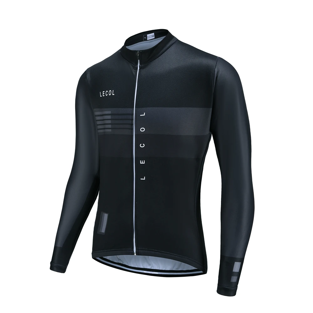 Мужской комплект одежды LECOL 2020 Pro Team осенний из Джерси с длинным рукавом для