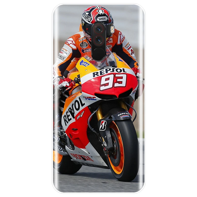 Марк Маркес Moto Gp 93 мультфильм чехол для телефона из мягкого силикона ТПУ с рисунком чехол для телефона для Redmi 4 4A 4X 5A 5 6plus 7 NOTE 4, 5, 6, 7, 4X 5A 6 pro - Цвет: T19080409-08.jpg