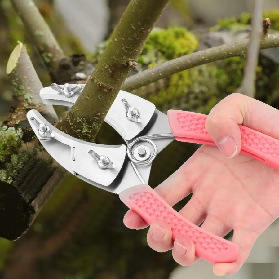 175mm Portable Garden Ring Scissors Shears Grafting Trimming Pruning Tool Cutting Tool Garden Tool