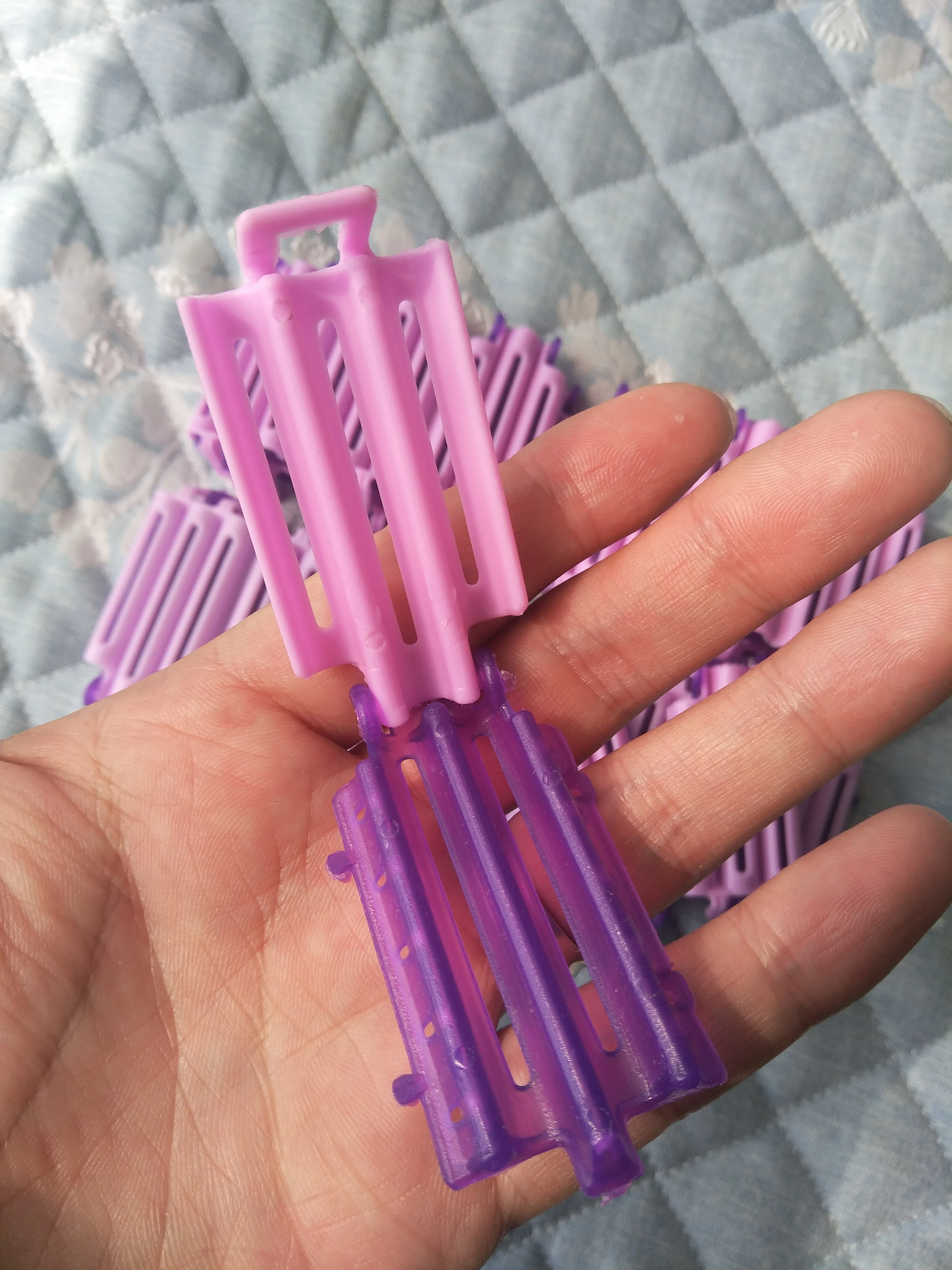 12pcs High Quality Hairdressing Styling Wave Perm Rod Corn Hair Clip Curler Maker DIY Tool Fpr Women's Beauty