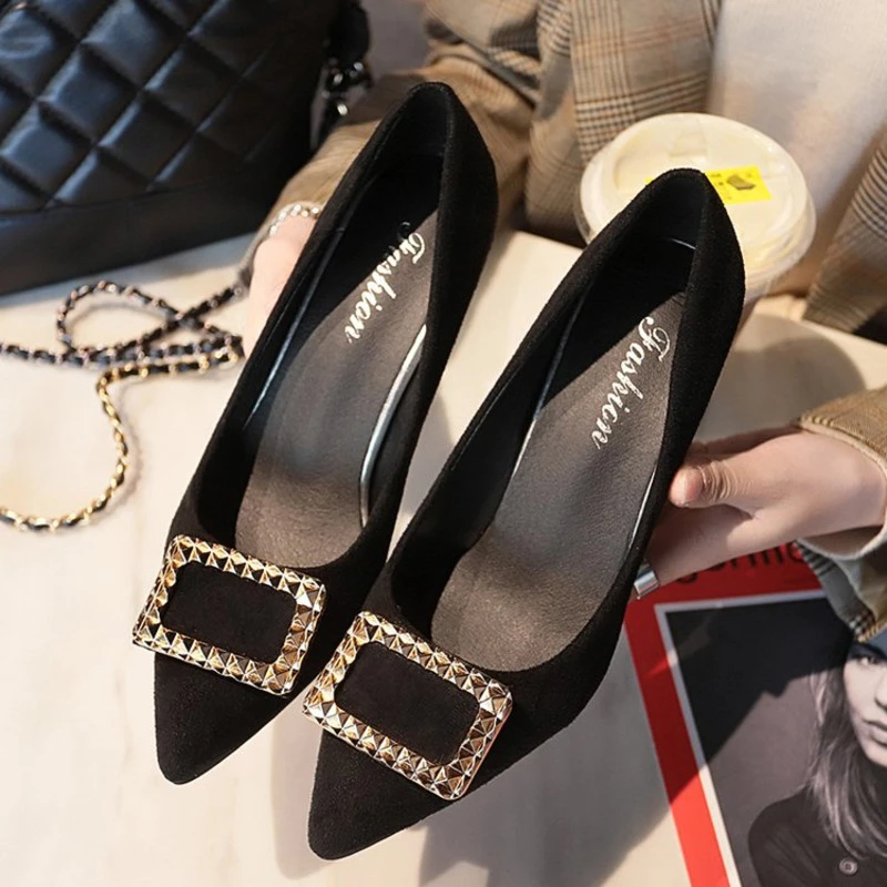 pink bottom high heels