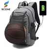 Outdoor Men's Sports Gym Bags Basketball Backpack School Bags For Teenager Boys Soccer Ball Pack Laptop Bag Football Net Gym Bag ► Photo 1/6