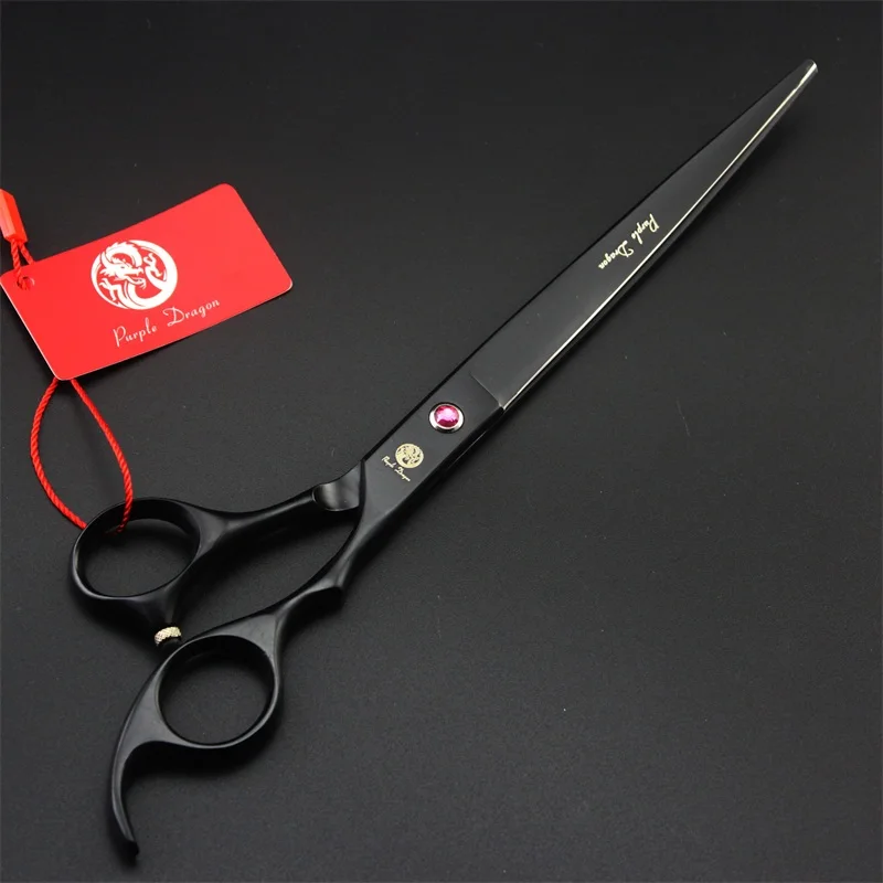 8.0 inch Professional 440C Pet Scissors for dog grooming Straight Scissors & Curved Shear & thinning scissors 4 PCS+ Case+comb (1)