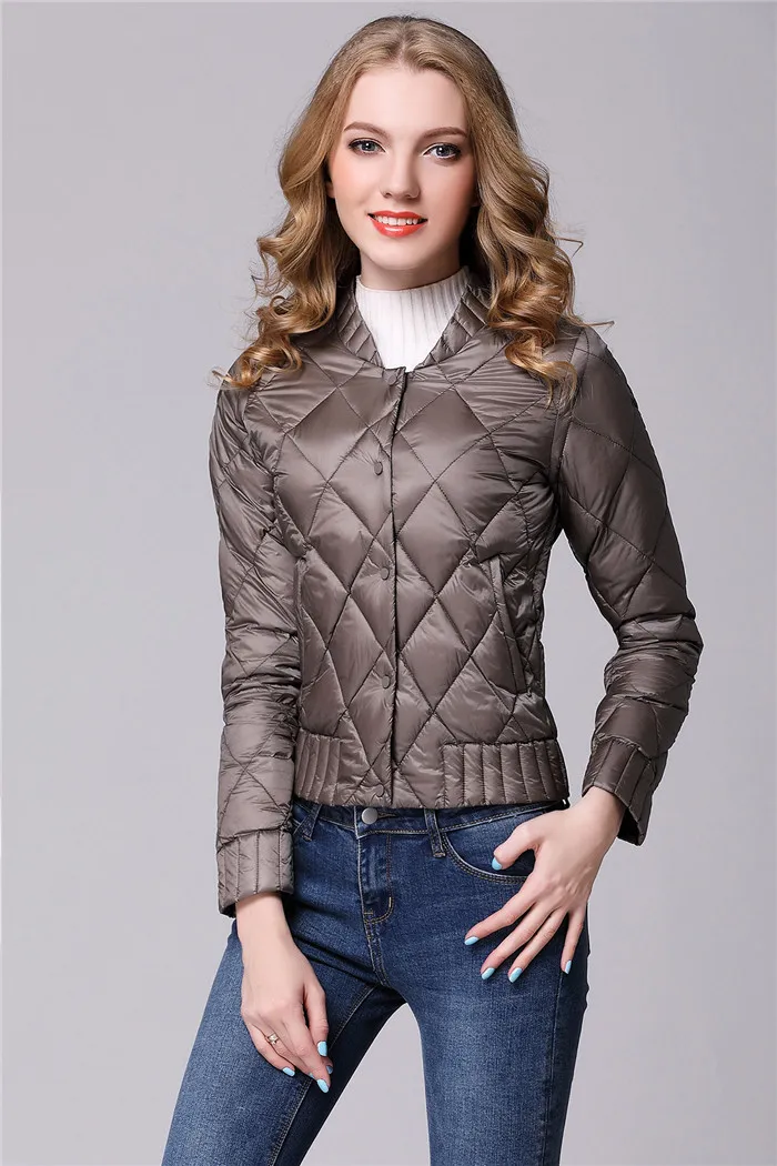 Plus Size 3XL Winter Ultra Light White Duck Down Jacket Women Warm Short Down Coats Female Slim Outerwear