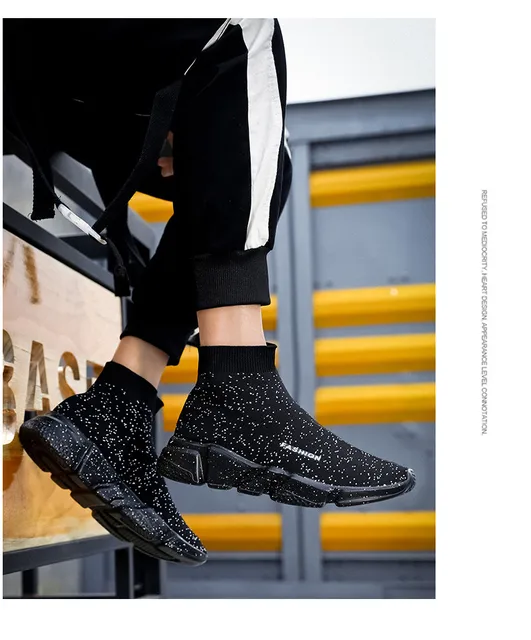 Balenciaga Shoes Sock Trainers, Black Sock Sneakers Womens