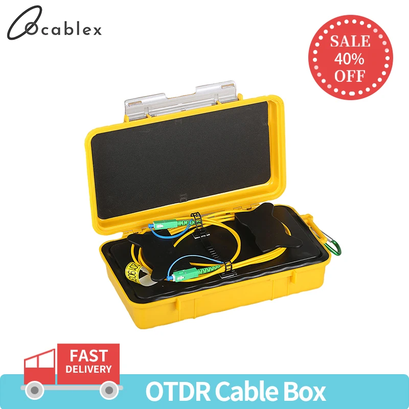Акция OTDR launch Cable Box SM 1 km OTDR волоконные кольца OTDR патч-корд одномодовый SC APC, FC/UPC, SC/UPC, ST/UPC, LC/UPC