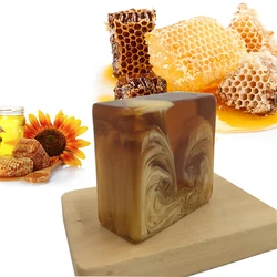 100g Honey Milk Face Soap Handmade Natural Bath Shower Soap Whitening Deep Cleaning Blackhead Oil Remover Skin Care Tools