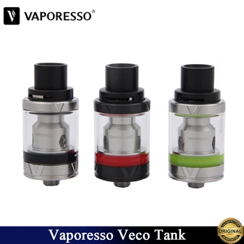 

Original Vaporesso Veco Tank Vape 2ml Atomizer CCELL Ceramic Coil Head&Top-filling Design Top Airflow Control E-Cigarette Vapor