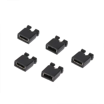 

100 Pcs 2.54mm Standard Jumper Blocks Caps For Hard Drive CD DVD Motherboards