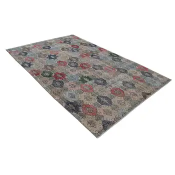 

177x273 Cm Multicolor Handmade Bohemian Rug-6x9 Ft