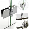 4 PCS Cabinet Glass Door Hinges Wine Door Hinges Glass Hinges hardware Suitable for glass thickness 5-8mm. 90/180/0 degree ► Photo 1/5
