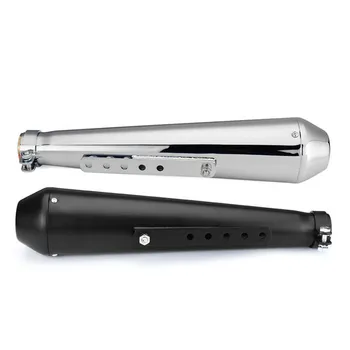 

Universal Motorcycle Fishtail Exhaust Pipe Muffler Tube for Touring Suzuki Yamaha Honda
