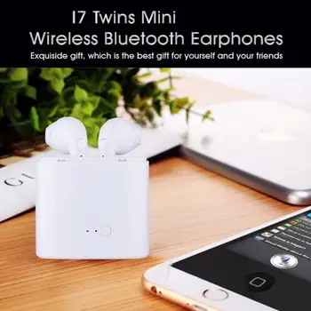 

Bluetooth Earphones I7s TWS Sports Fitness Wireless Headsets Stereo Wireless Bluetooth Earphone With Charging Box for All Phone