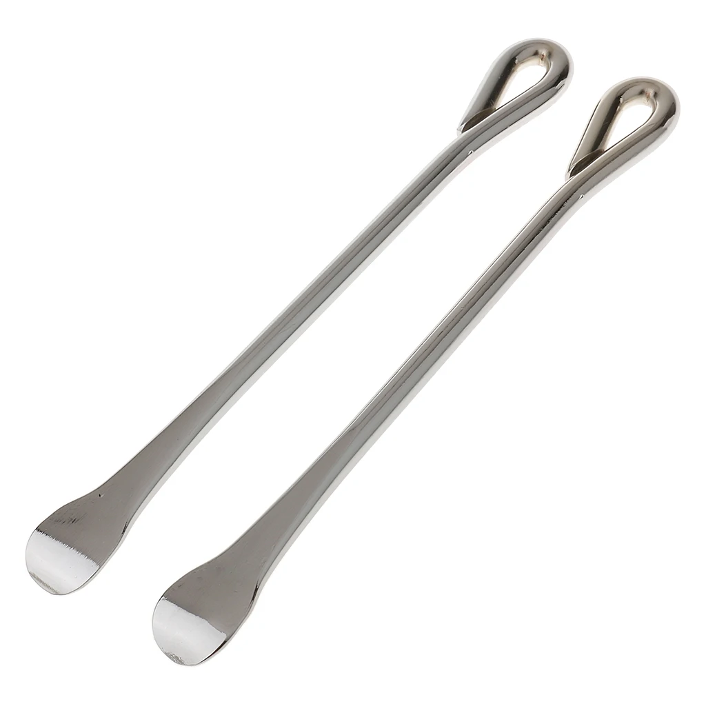 2pcs Motorcycle Tire Iron Spoon Type Curved End Use With Scooter ATV Snowmobiles Wheel Lever Tool