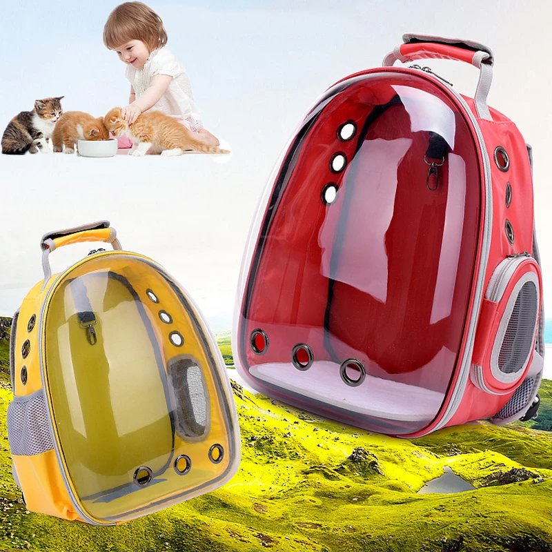 

Cat-carrying backpack Pet Cat Backpack for Kitty Puppy Chihuahua Small Dog Carrier Crate Outdoor Travel Bag Cave for cat