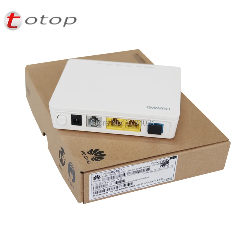5 шт./лот Huawei GPON HG8120C ONU ONT 1GE + 1FE 1 порт FTTH волоконный модем Viop TEL
