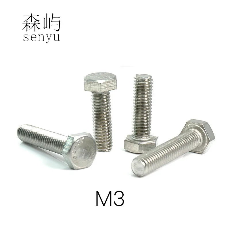 luhuichang m3 Stainless Steel Hexagonal Screws Outer Hex Bolts For Electrical Machine Equipment Wheel Construction | Обустройство
