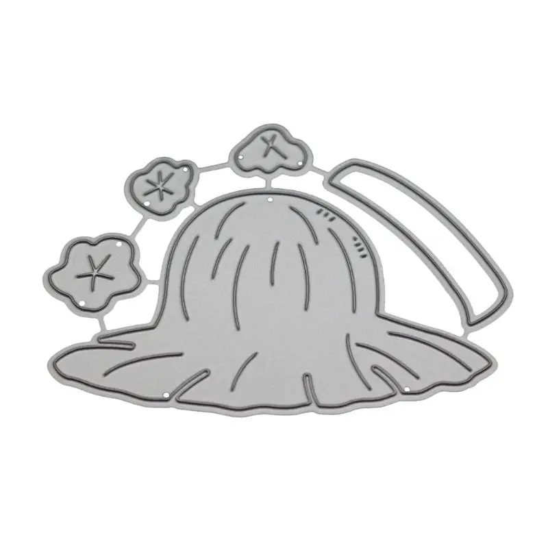 Соломенная шляпа Металлические Вырубные штампы трафарет для скрапбукинга "сделай сам" штамп для альбомов бумажная карта тиснение ремесла Декор