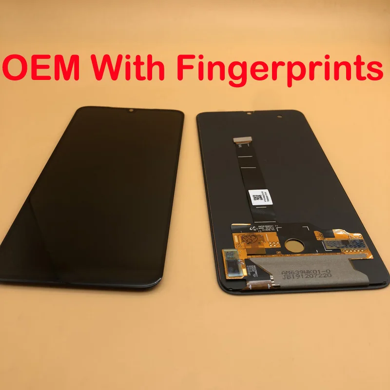 6 39 ''оригинальный AMOLED ЖК-дисплей со сканером отпечатков пальцев для xiaomi Mi 9 Mi9