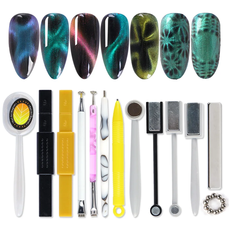 Cat Eyes Nail Art Magnet Stick for UV Gel Polish Multi-funcation Magnetic Board Gel Varnish Painting Pen Line Drawing Tool #1612