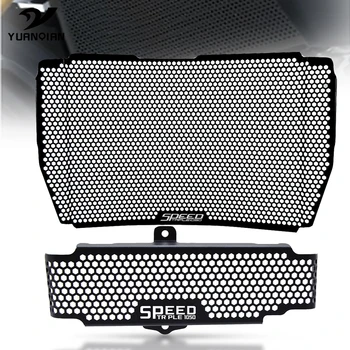 

Motorcycle Oil Cooler Guard Cover Protection For Triumph Speed Triple 1050 2011-2015 Radiator Grille Guard Protector Accessories