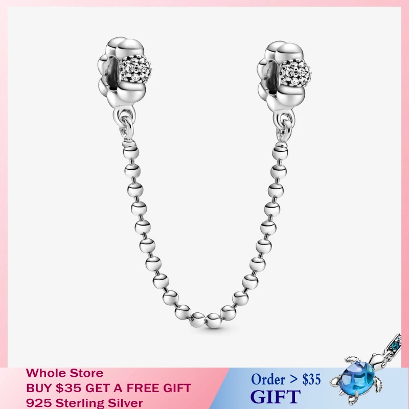 Горячая Распродажа 100% регулируемая и выложенная безопасная цепочка серебряная