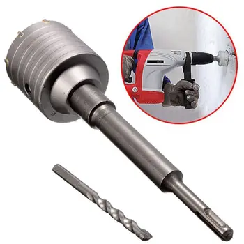 

30-75mm Concrete Hole Saw Electric Hollow Core Drill Bit Shank Cement Stone Wall Air Conditioner Alloy Drill Bit