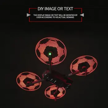 

LED Flash programmable pattern paddle Quick-Releas Propellers Blades Props Spare Parts for DJI Spark RC Drone Quadcopter