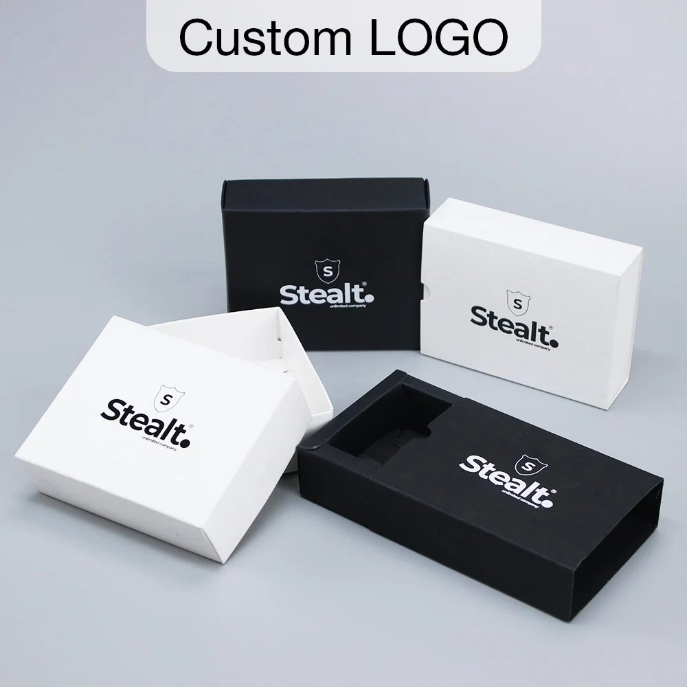 Caja Regalo Negra 12 Cajas De Papel Kraft Negras Con Ventana Transparente, 10 X Cajas De Kraft Para Imprimir