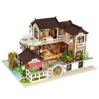 

Diy Dollhouse Ancient Architecture Without Dust Cover Dream Back To The Ancient Town Diy Cabin Without Dust Cover