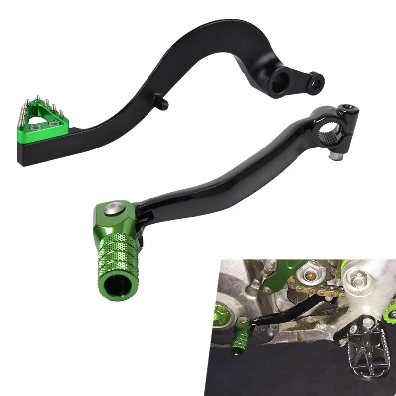 Складной рычаг переключения передач и педаль тормоза для мотоцикла набор ног