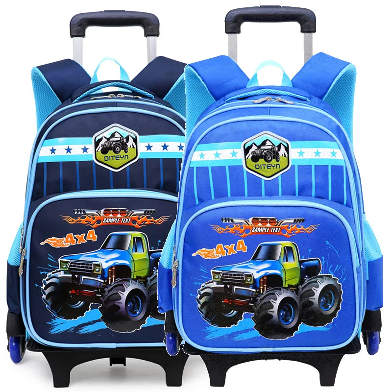 

Children Trolley Bag Young STUDENT'S 6-12 a Year of Age Boy Bar Rack Hand Bar-1-3 Grade BOY'S