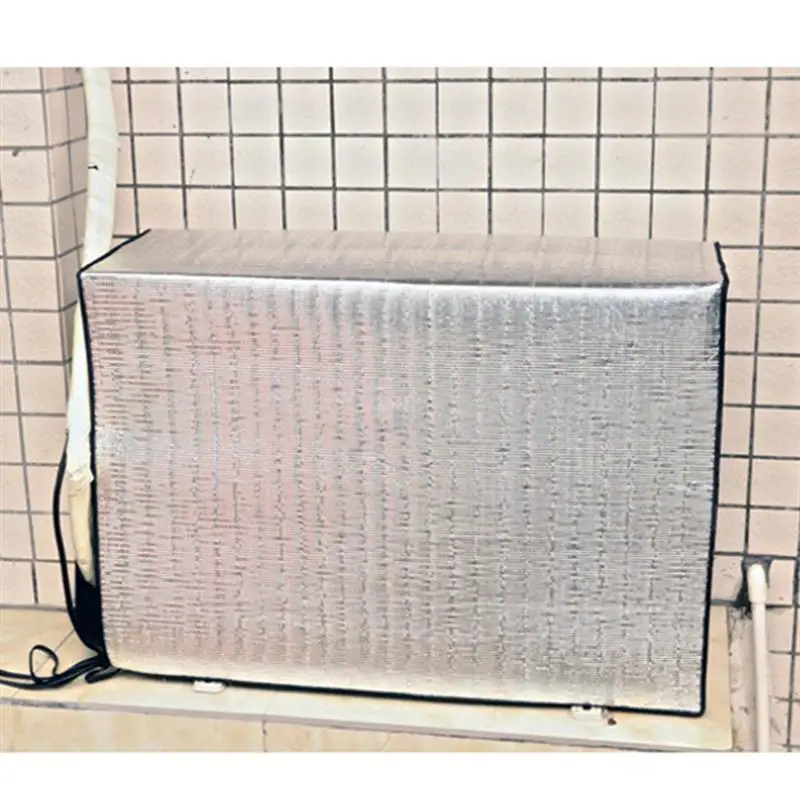 1pc Laser Metal Aluminum Film Air Conditioner Cover Outdoor Air