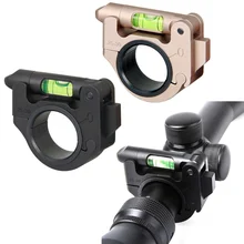 25,4 мм 30 мм тактический пистолет винтовка прицел кольцо-Крепление прицела уровень пузырьков дух Охотничьи аксессуары страйкбол Пикатинни Крепление