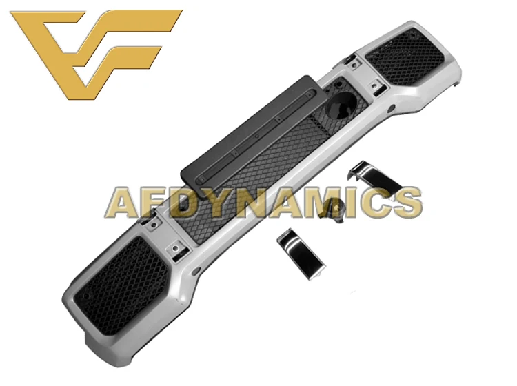 PP Material Front Bumper Body Kit with all accessories suitable for Benz 1990- W463 G350 G400 G500 G550 G55 upgrade to G63