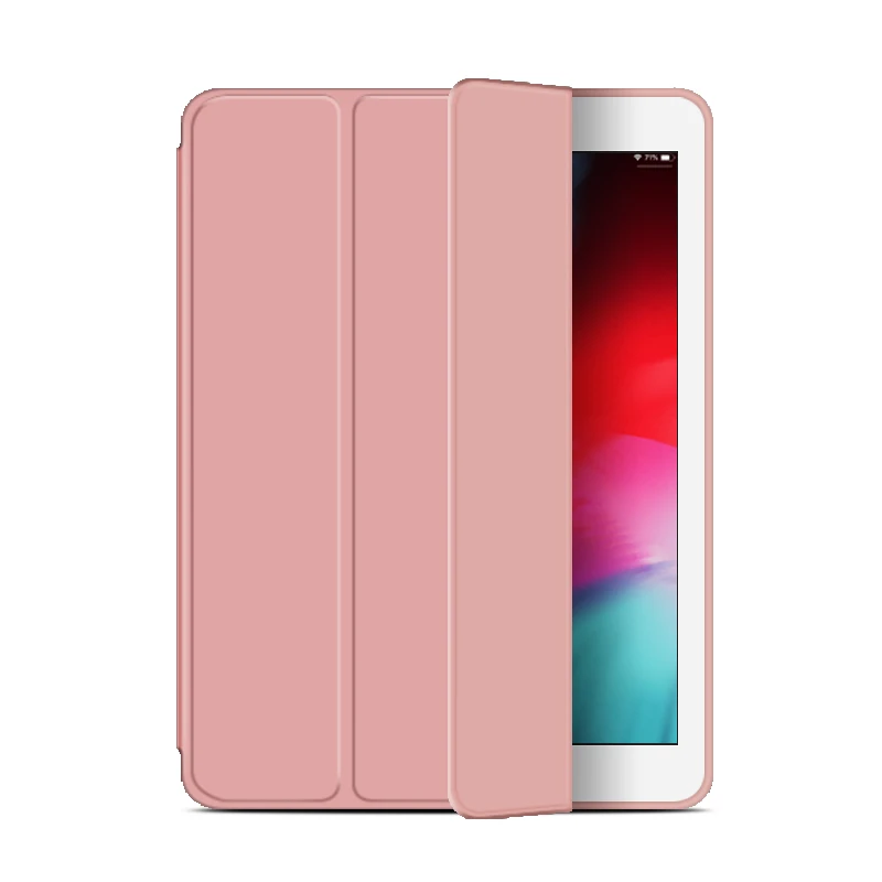 Rose gold Для iPad чехол 9,7 Air 2 Air Чехол iPad 6-го поколения Чехол Funda тонкий ТПУ силиконовый чехол Smart Cover для iPad Air - Цвет: Rose gold